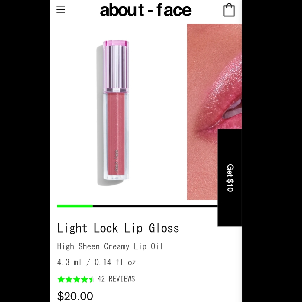 Halsey About Face Light Lock Lip Gloss